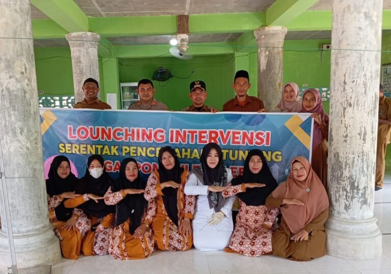 Camat Idi Timur, Irwansyah Panjaitan Loncing Intervensi Angka Stunting di Gampong Ulee Glee