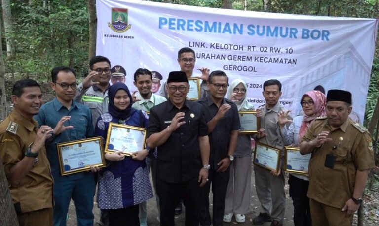Resmikan Sumber Air Bersih ke-9, Helldy Harap Bisa Bantu Masyarakat Gerem