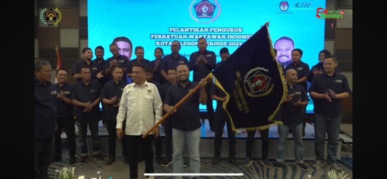 Resmi Dilantik,Ahmad Fauzi Chan Resmi Komandoi PWI kota Cilegon Periode 2024-2027