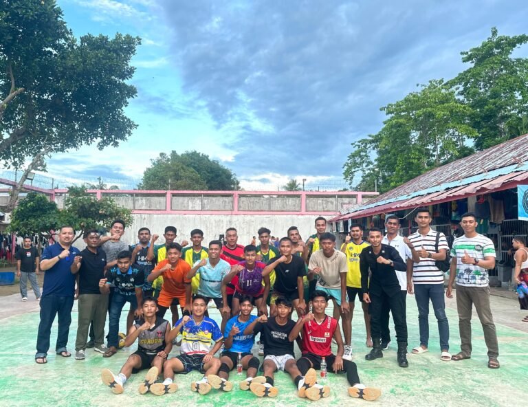 Lapas Idi Gelar Uji Tanding Voli Melawan Tim Popda Nagan Raya