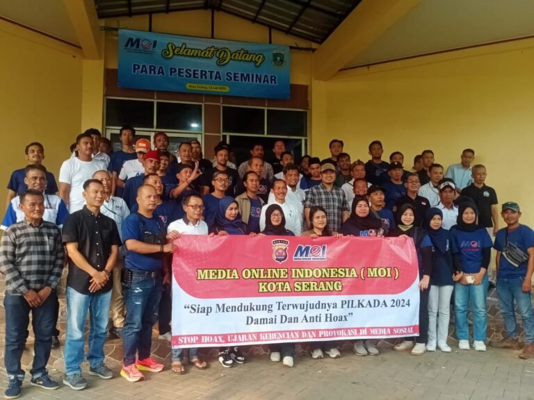 DPW MOI Banten Gelar Seminar Kode Etik Jurnalistik dan Perang Hoaks Menjelang Pilkada 2024 di Banten