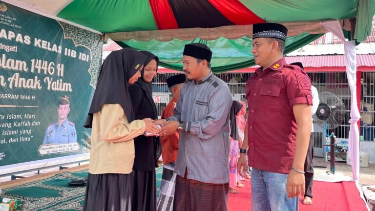 Lapas Kelas IIB Idi Memperingati Tahun Baru Islam 1446 H Dengan santunan anak yatim