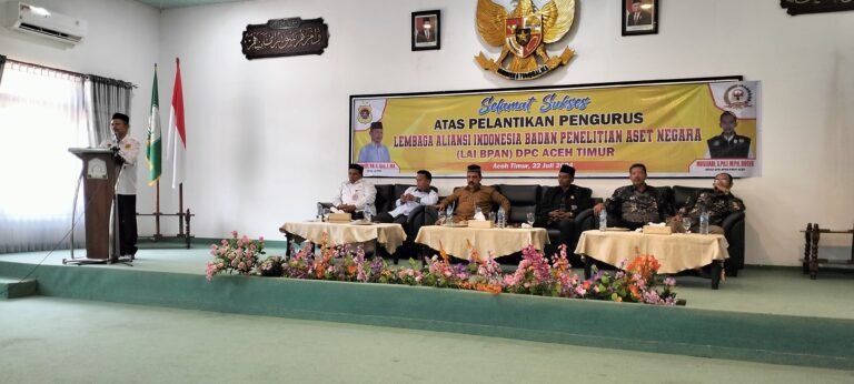 DPC LAI BPAN Aceh Timur sukses Dilantik di Bawah Kepemimpinan Tarmizi