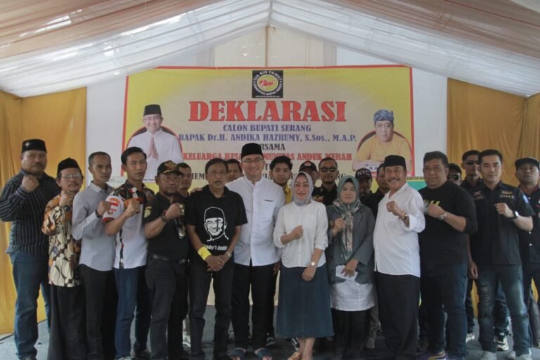 Balon Bupati Serang Andika Hazrumy Banjir Dukungan, Ulama dan Kiyai Sepuh Merestui dan Mendoakan
