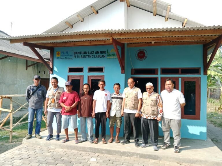 PLTU BANTEN 2 LABUAN Salurkan Bantuan 1 Unit Rumah Untuk Warga Desa Cigondang