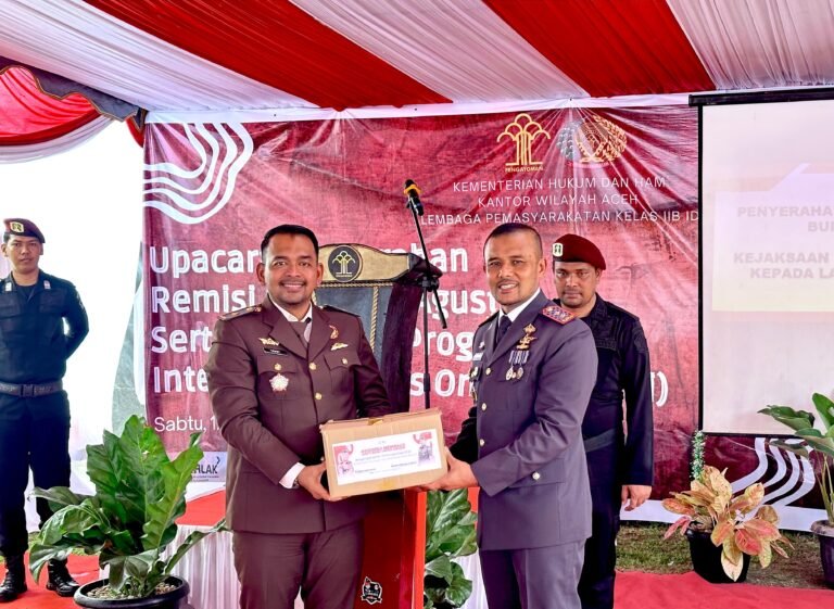 HUT RI Ke-79 Lapas Kelas IIB Idi Berikan Remisi Sebanyak 321 Orang Warga Binaan