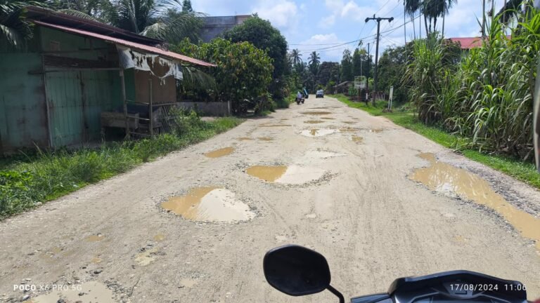 Jalan Keude Keumuneng Belum Merdeka, Pemerhati Sosial Minta Pemkab Aceh Timur Segera Tinjau.