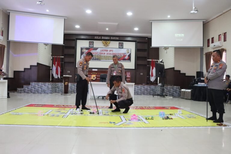 Optimalkan Pengamanan Pilkada, Polres Aceh Timur Gelar TFG