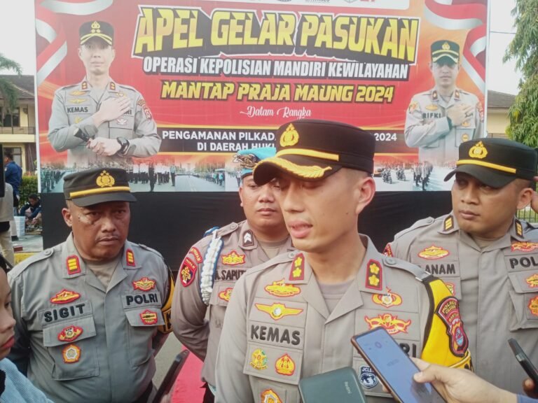 Polres Cilegon Gelar Pasukan Operasi Mantap Praja Maung 2024: Persiapan Maksimal untuk Pilkada.