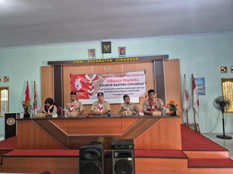 Buka Musran Gerakan Pramuka, Camat Ciwandan Harap Pengurus Bisa Segera Gelar Buper Persami