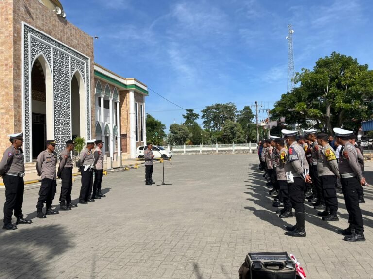 80 Personel Polres Aceh Timur Amankan Uji Baca Alquran Calon Bupati/Wakil Bupati
