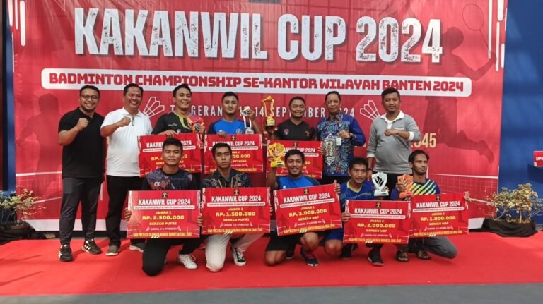 Tim Lapas Kelas IIA Tangerang Sabet Juara 1 di Kakanwil Cup 2024