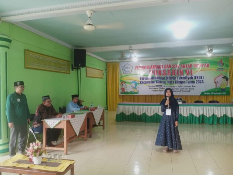 FKDT Cibeber Gelar Pekan Olahraga dan Seni Antar Diniyah Memperkuat Persatuan dan Karakter Santri.