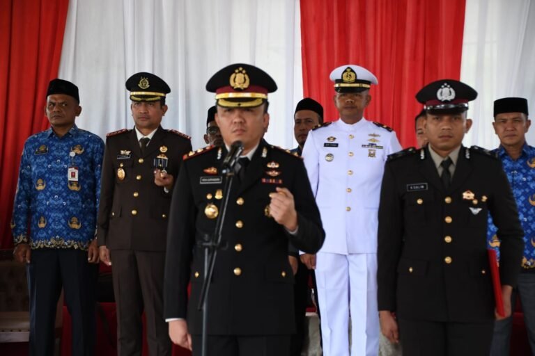 Kapolres Aceh Timur Pimpin Upacara Peringatan Hari Kesaktian Pancasila Tahun 2024