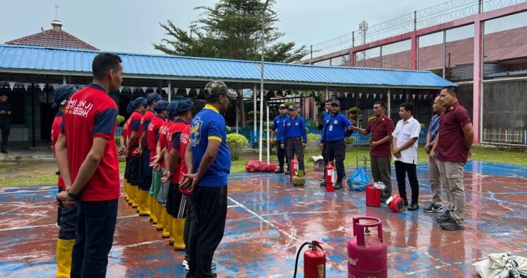 Lapas Idi Laksanakan Simulasi Penanganan Kebakaran
