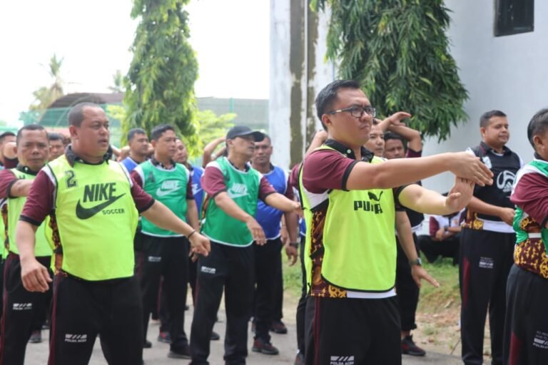 Polres Aceh Timur Gelar Tes Kesamaptaan Jasmani Periode II Tahun 2024