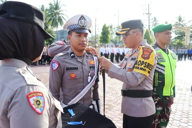 Kapolres Aceh Timur Pimpin Apel Gelar Pasukan Operasi Zebra Seulawah 2024