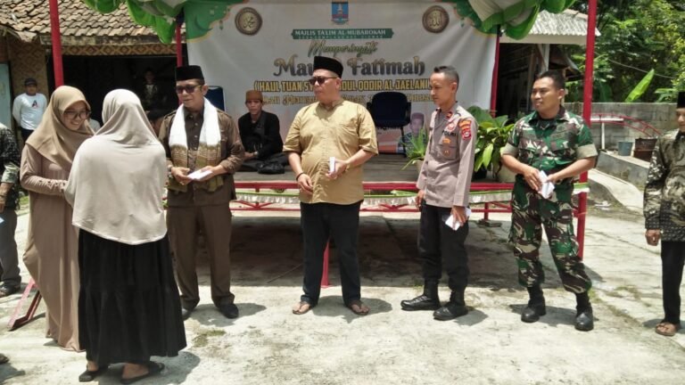 Desa Cemplang Gelar Acara Haul Tuan Syeh Abdul Khodir Jaelani Dan santunan.