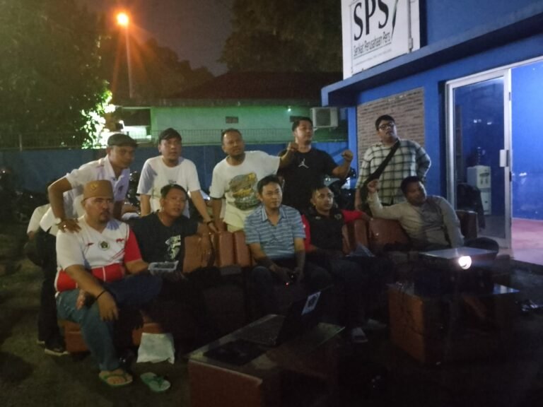 Dukung Timnas, PWI Banten Rutin Gelar Nobar