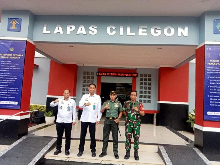 Kunjungan Kerja Dandim 0623 di Lapas Kelas IIA Cilegon