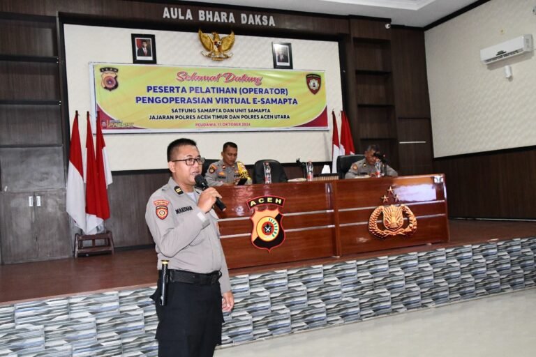 Kasat Samapta Polres Aceh Timur: Aplikasi E-Samapta Langkah Maju Menuju Era Digitalisasi Pelayanan Publik