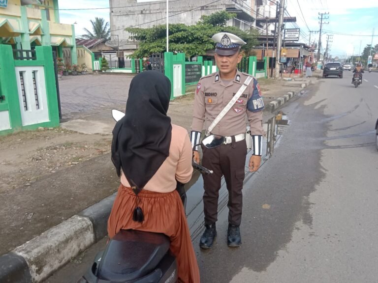 Hari Ke-7 Operasi Zebra Seulawah 2024, Satlantas Polres Aceh Timur Fokus Pada Pencegahan Keselamatan Lalu Lintas