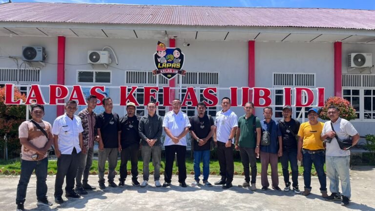 Kalapas Kelas IIB Idi Gelar Silahturahmi Dengan Sejumlah Wartawan Aceh Timur.