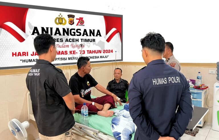 Hari Jadi Humas Polri ke 73, Humas Polres Aceh Timur Anjangsana ke Wartawan