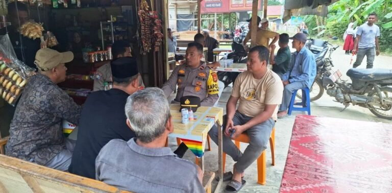 Gandeng Tokoh Agama dan Tokoh Masyarakat, Kapolsek Banda Alam Ajak Jaga Kamtibmas Wilayah Jelang Pilkada 2024