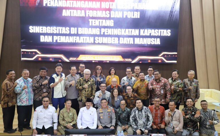 FORMAS dan LEMDIKLAT POLRI Sepakat Kerjasama