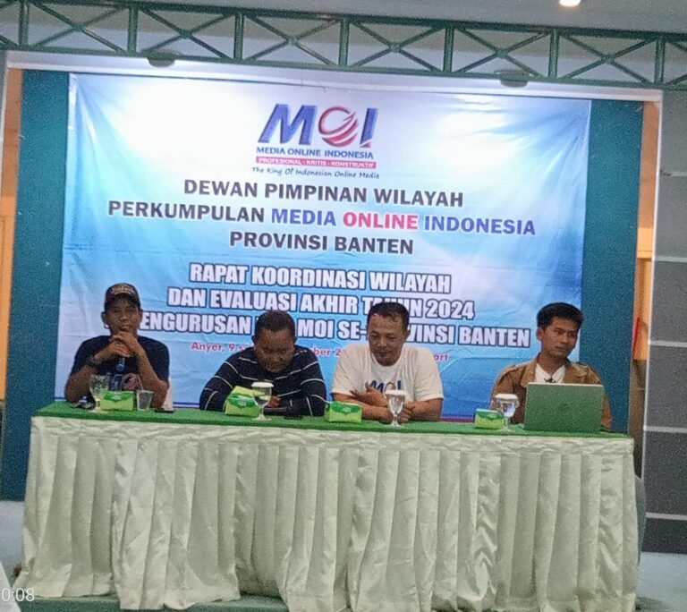 Rapat Koordinasi dan Evaluasi Akhir Tahun DPW MOI Banten: Menyongsong Perubahan untuk Kepengurusan yang Lebih Aktif