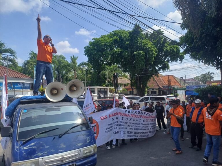 Ormas EKS NAPI Menuntut Dan Menantang Bertaruh Kepala Balai BBWS C – 3 Ketut Jayadi 