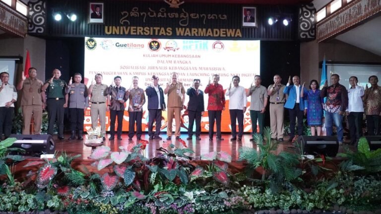 Geber Jurnalis Kebangsaan Mahasiswa, Universitas Warmadewa Terima Penghargaan BNPT