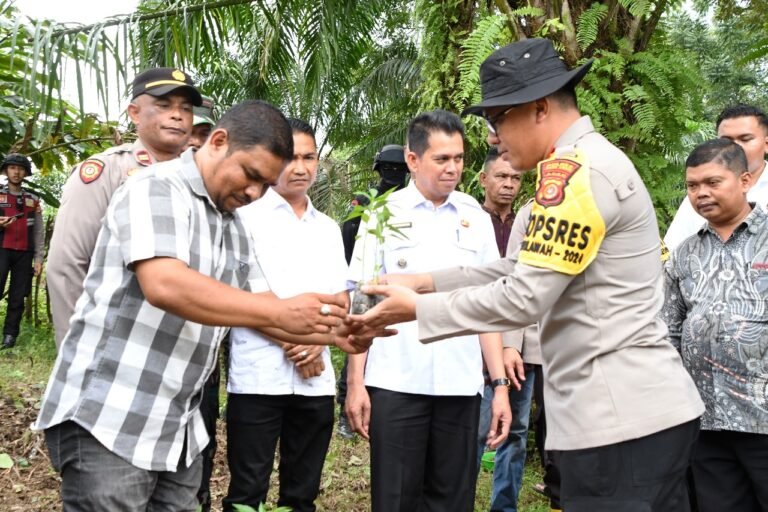 Polres Aceh Timur Launching Gugus Tugas Polri Ketahanan Pangan
