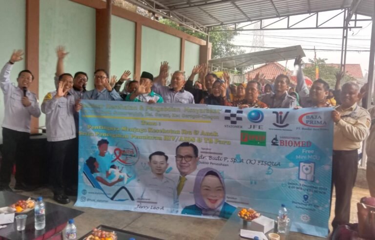 Gandeng PT Baja Prima, Program CSR PT Statomer Gelar Edukasi Kesehatan Untuk Warga Sekitar