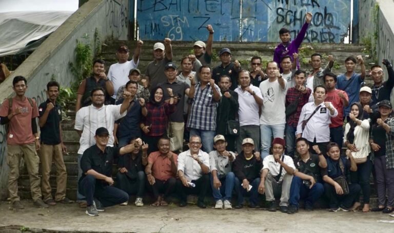 Koalisi Puluhan Lembaga Teklap Persiapkan Aksi di Kejati Banten.