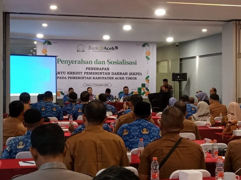 PT Bank Aceh Cabang Idi Gelar Penyerahan Dan Sosialisasi Penerapan KKPD