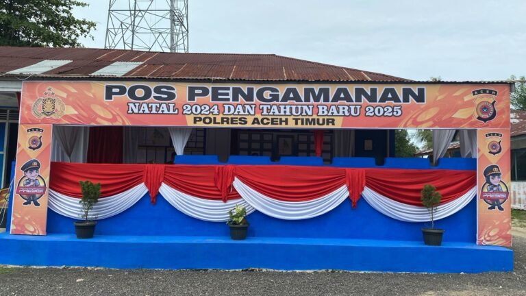 Operasi Lilin Seulawah 2024 Resmi Digelar, Polres Aceh Timur Siapkan Satu Pos Pengamanan
