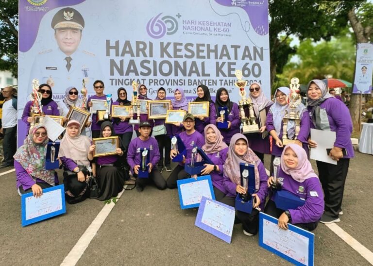Dinkes Kota Cilegon Sukses Borong 22 Penghargaan Bergengsi di HKN ke-60