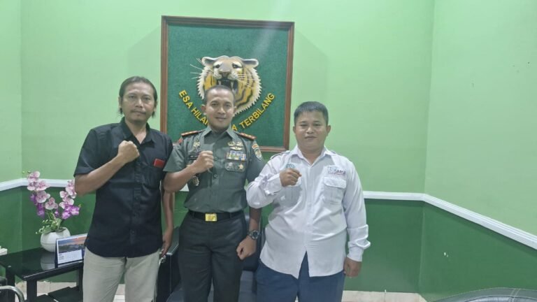 SMSI Kota Cilegon Jalin Sinergi dengan Kodim 0623/Cilegon, Rencanakan Kerja Bakti di Taman Firdaus