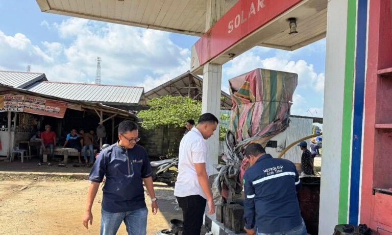 Pastikan Tak Ada Praktik Kecurangan, Sat Reskrim Polres Aceh Timur Cek SPBN