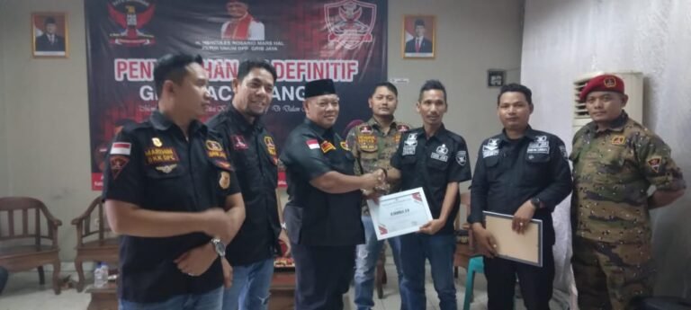 Penyerahan Surat Keputusan (SK) Definitif GRIB PAC Citangkil 