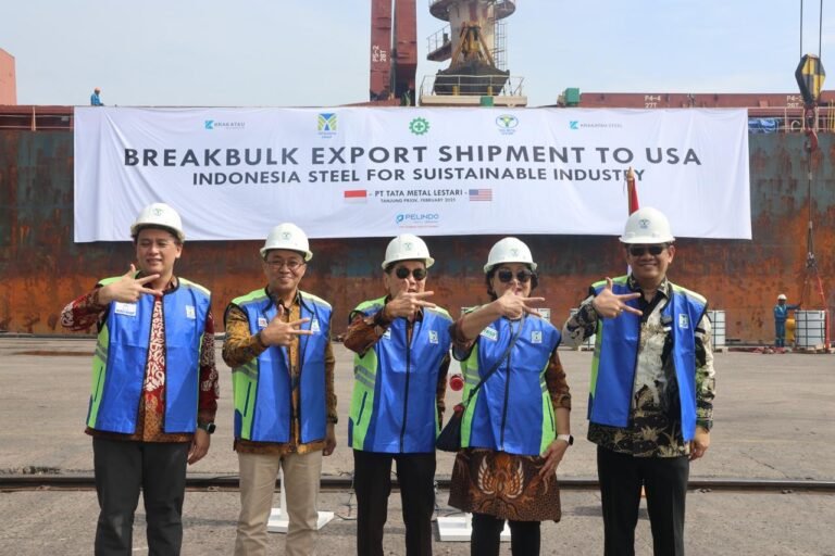 Krakatau Steel Lakukan Ekspor Baja ke Amerika Serikat   