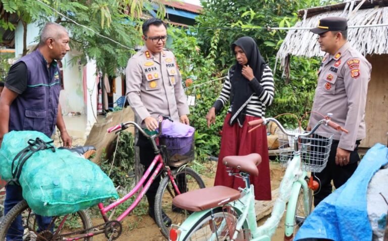 Didatangi Kapolres Aceh Timur, Nasib Hasannah bak Tertimpa Durian Runtuh