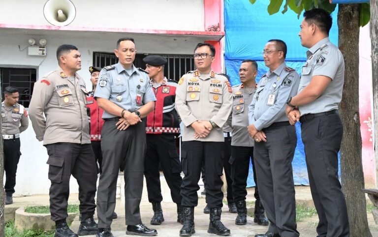 Jaga Kamtibmas di Bulan Ramadhan 1446 H, Kapolres Aceh Timur Kunjungi Lapas Kelas IIB Idi