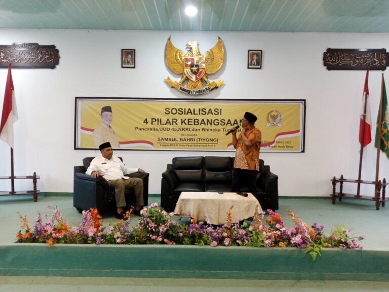 Samsul Bahri Anggota DPR-RI Dari Fraksi Golkar Gelar Sosialisasi Empat Pilar Di Aceh Timur.