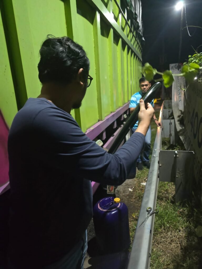 Satreskrim Polres Cilegon amankan kendaraan penyalah gunaan BBM bersubsidi.