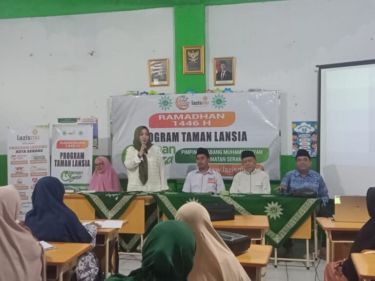 Pimpinan Cabang Muhammadiyah Serang Gelar Program Taman Lansia, Ade Yuliasih: ini Bagus Sekali !