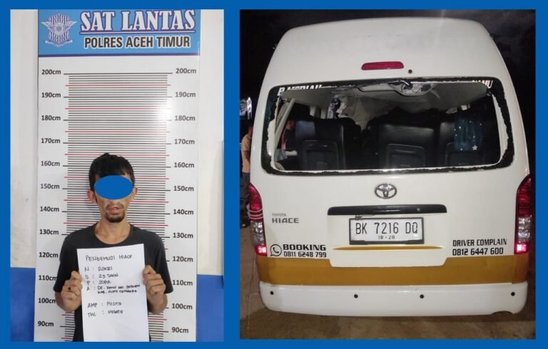 Kasat Lantas Polres Aceh Timur: Sopir Hiace yang Kecelakaan di Peureulak Barat Diduga Pakai Narkotika