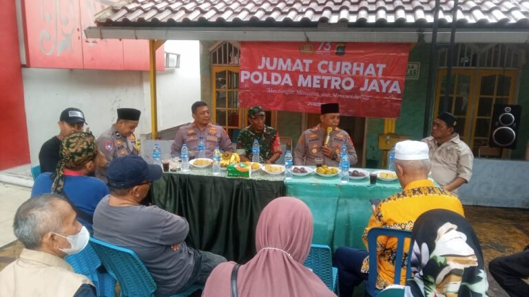 Tingkatkan Pelayanan dan Ciptakan Lingkungan yang Kondusif, Polsek Tambora Gelar Jum’at Curhat Polda Metro Jaya